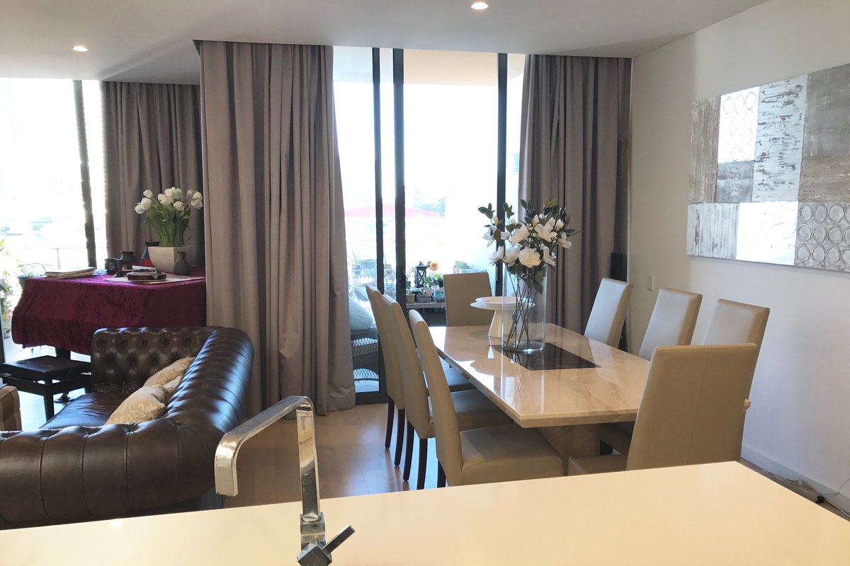 Convenient & comfortable waterfront terrace.