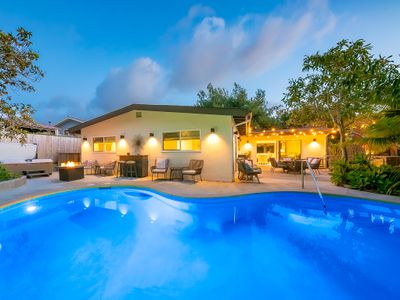 Private Pool Oasis-hot tub, yard, close to beach