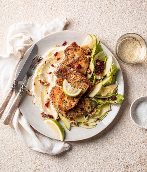 Photo of Vegetarian Crispy Aubergine Schnitzel