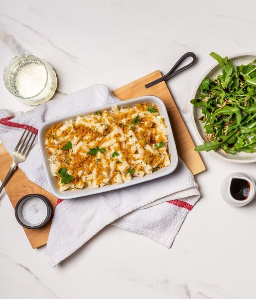 Photo of Vegetarian Truffle Mac & Three Cheese