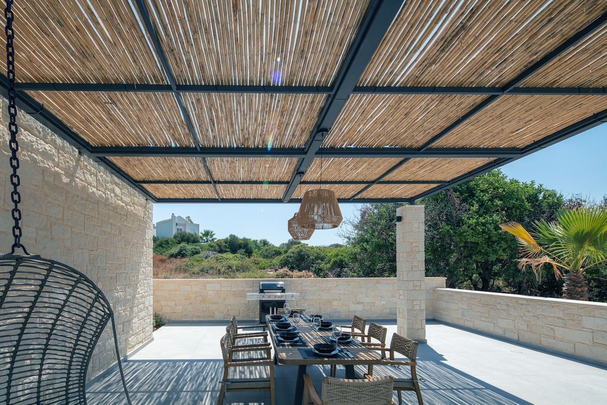 Ikritis Villa IΙI – 1,2Km to beach, 40m2 pool! gallery image 5