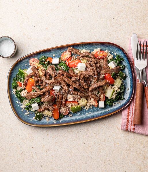 Photo of Greek Beef Strips Salad