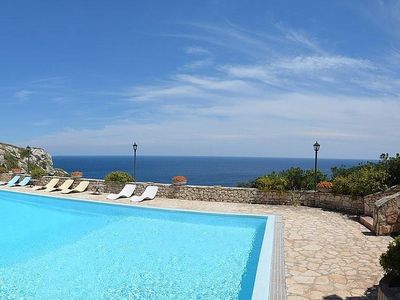 Villa with pool and panoramic sea views