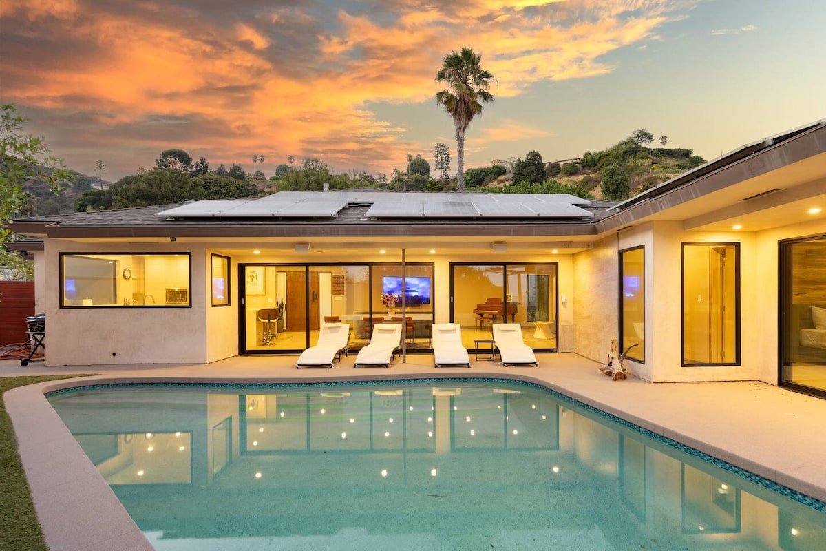 Hollywood Hills Mid-Century 3BR, Pool, Great Views gallery image 2
