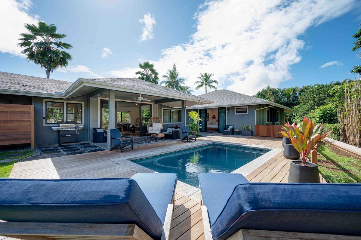 Casa Aloha Kauai-new tropical/modern home w/pool gallery image 2