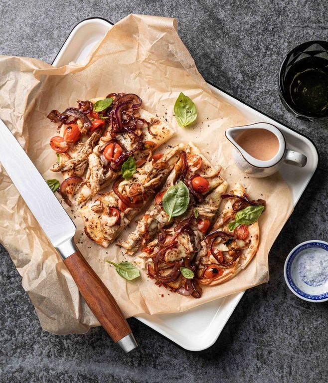 Photo of Chicken & Balsamic Onion Flatbread