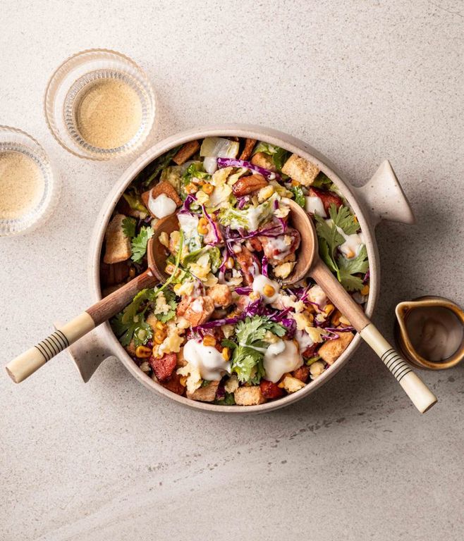 Photo of Summer Corn & Kassler Caesar Slaw