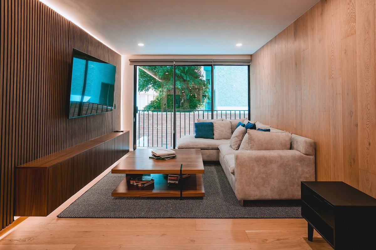 Stunning Condesa 3BR apt Pool, Gym and Co-working gallery image 2