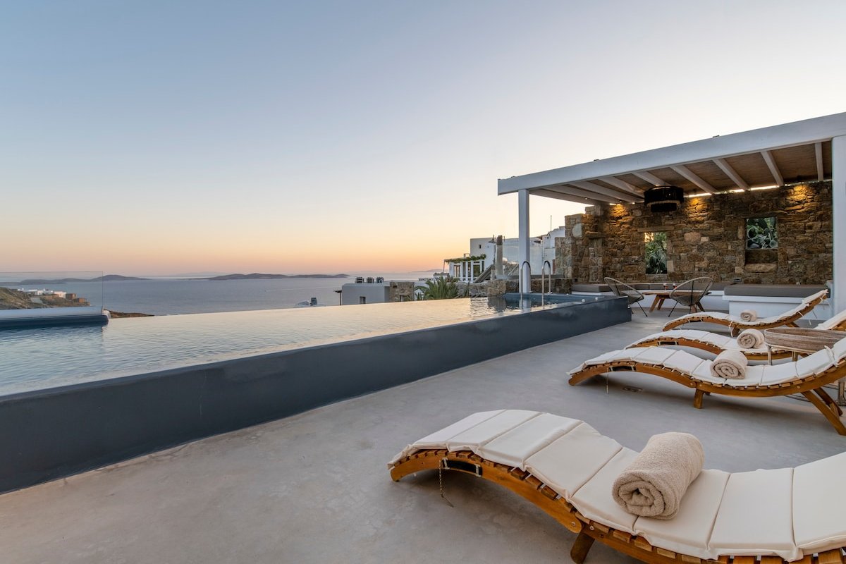 Villa Oggi Mykonos Indoor Jacuzzi