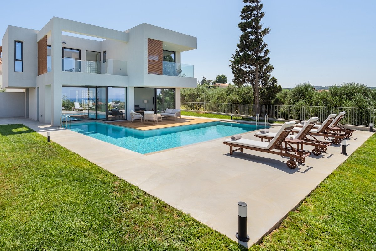 Ostria Villa, Pirgos-Villas, Ηeated Pool, Sea View gallery image 3