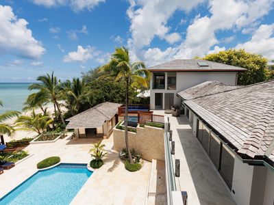 Luxury Oceanfront Villa with Private Beach & Pool
