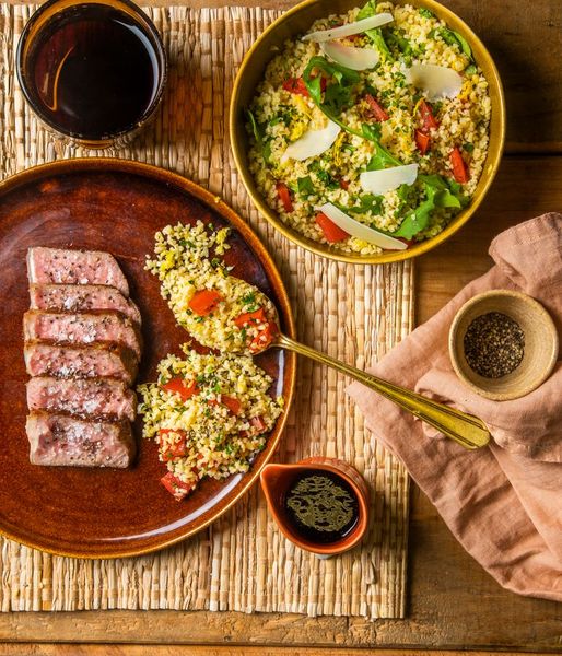 Photo of Sirloin & Italian Bulgur Salad