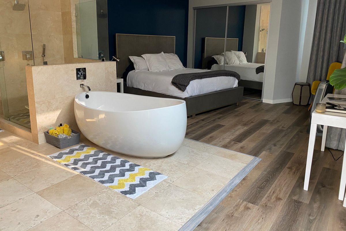 Luxury loft Penthouse live-work modern DTLA views