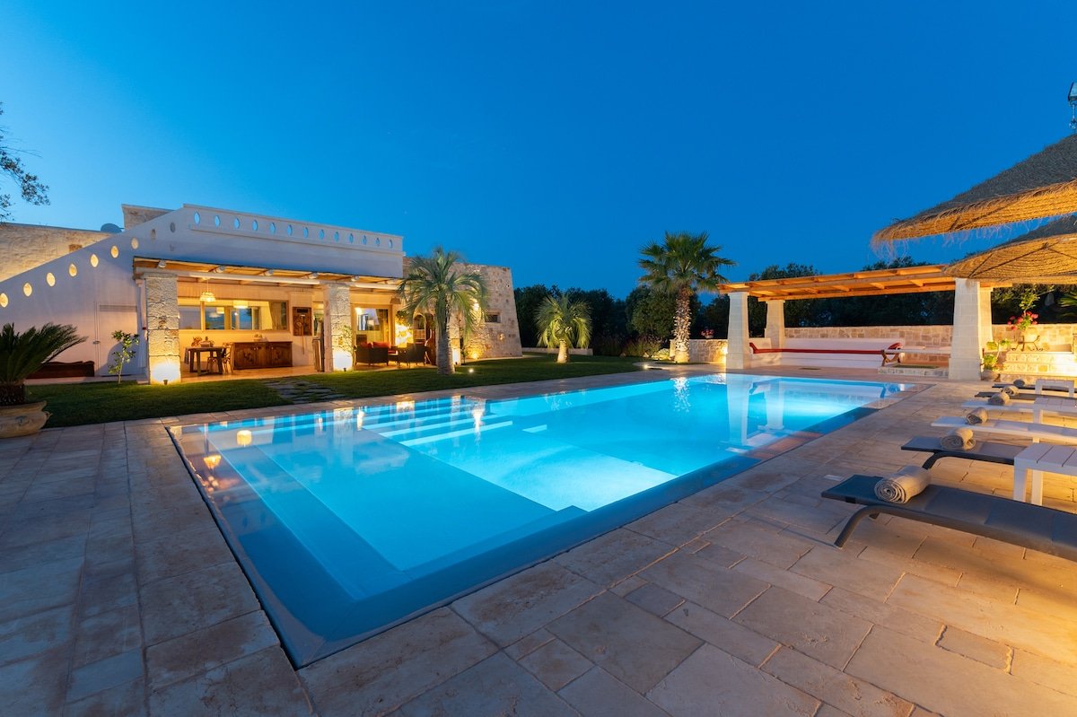 Villa a Ostuni-piscina – wifi-AC-5 km dal mare gallery image 4