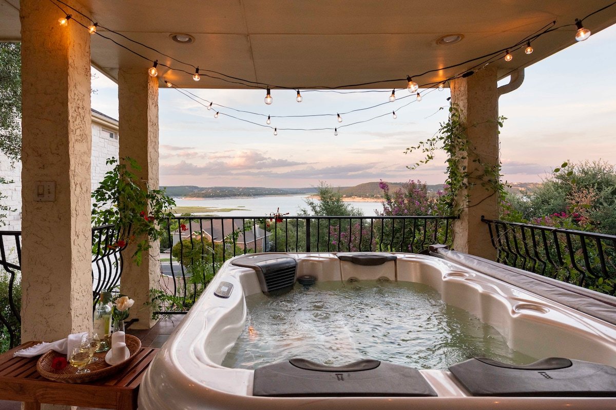 Lux Sun Rise Lakehouse | Views | Hot Tub | Theater gallery image 5