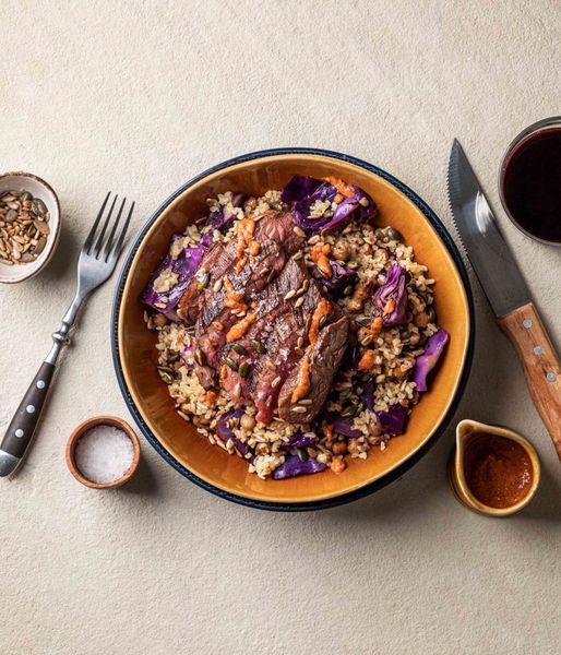 Photo of Harissa Hummus & Beef Rump
