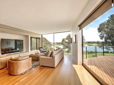 Front Row Golf & Lake Views Luxe Coastal Retreat