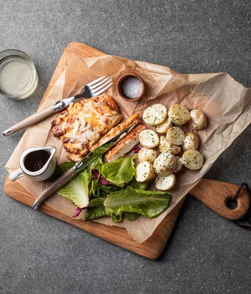 Photo of Cheesy Chicken & Potato Salad