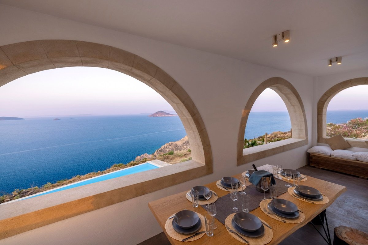 Slow Luxury Patmos Villa with incredible seaview gallery image 4