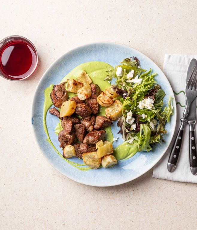 Photo of Pea Purée & Lamb