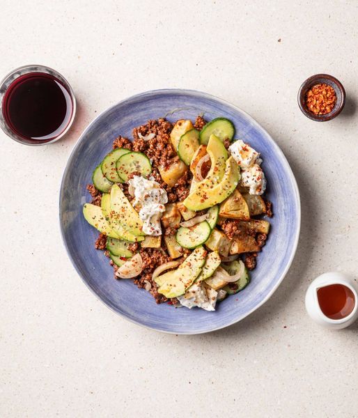Photo of Sweet Potato & Avo Beef Buddah Bowl