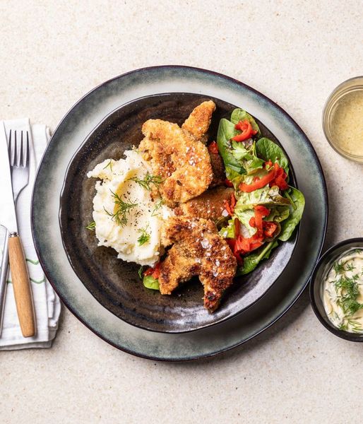 Photo of Crispy Chicken & Silky Potato Mash