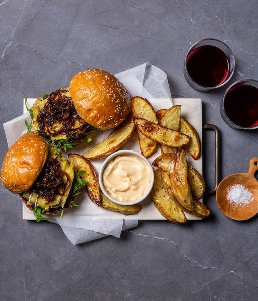 Photo of Brie & Cranberry Beef Burger