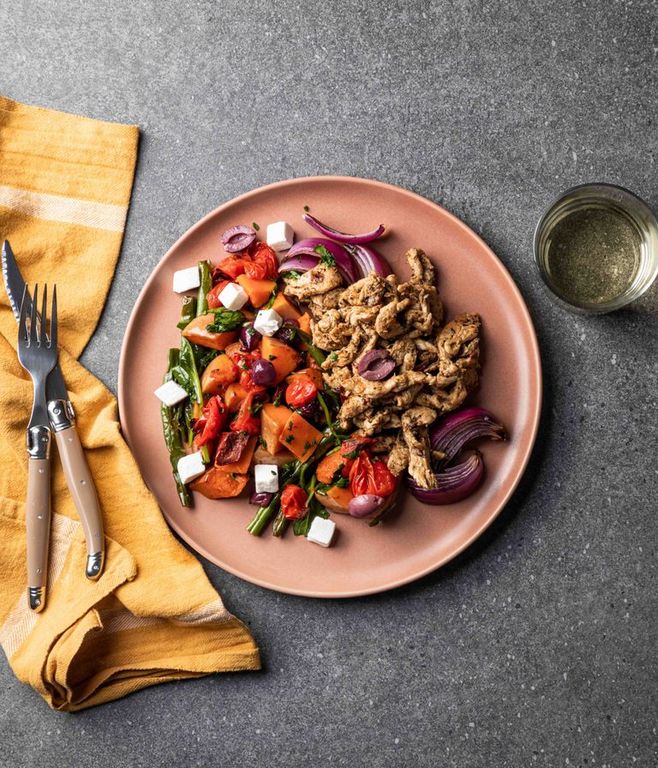 Photo of Greek-style Roast Veg & Chicken