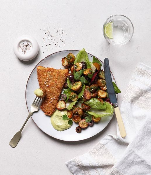 Photo of SOURDOUGH-CRUSTED HAKE