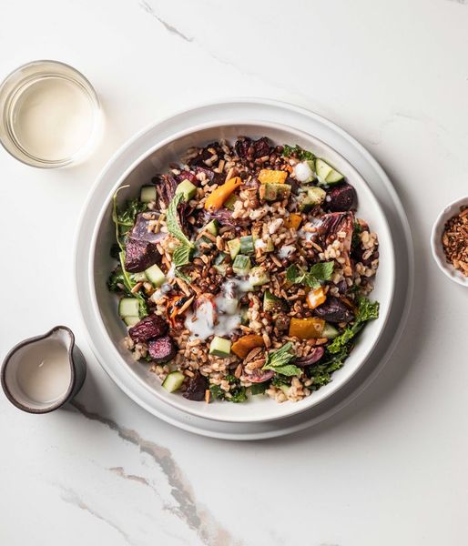 Photo of Dukkah & Lentil Barley Bowl