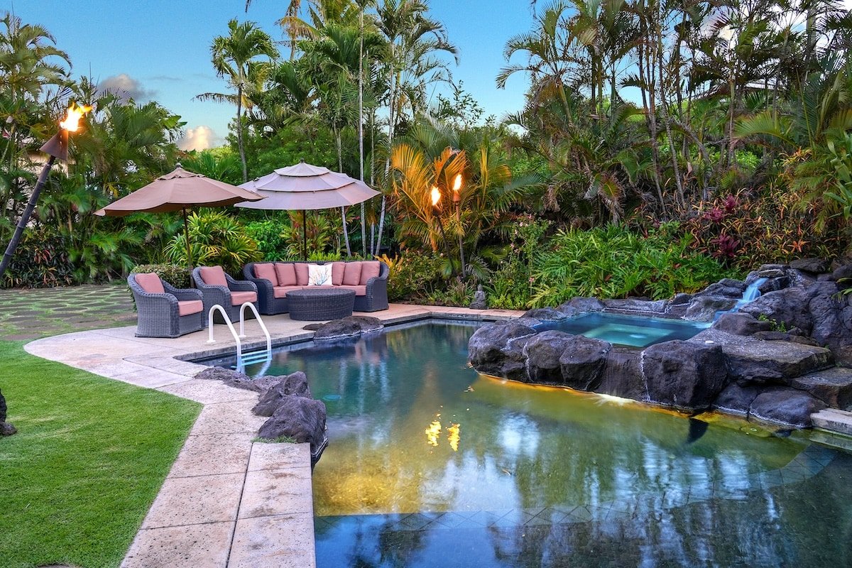 Hale Keoniloa: Tropical Charm + Pool in Poipu gallery image 2