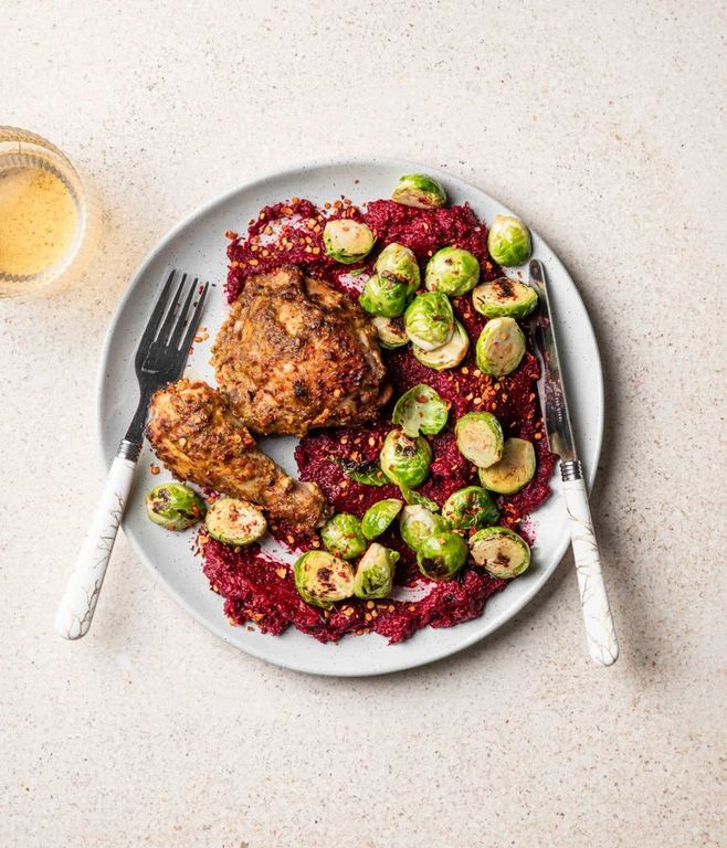 Photo of Dijon & Chimichurri Roasted Chicken