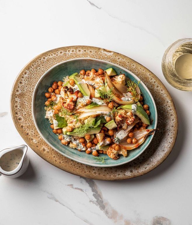Photo of Roasted Harissa Cauliflower Bowl