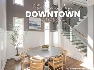 The Executive House -1 mile to Broadway/Sleeps 12!