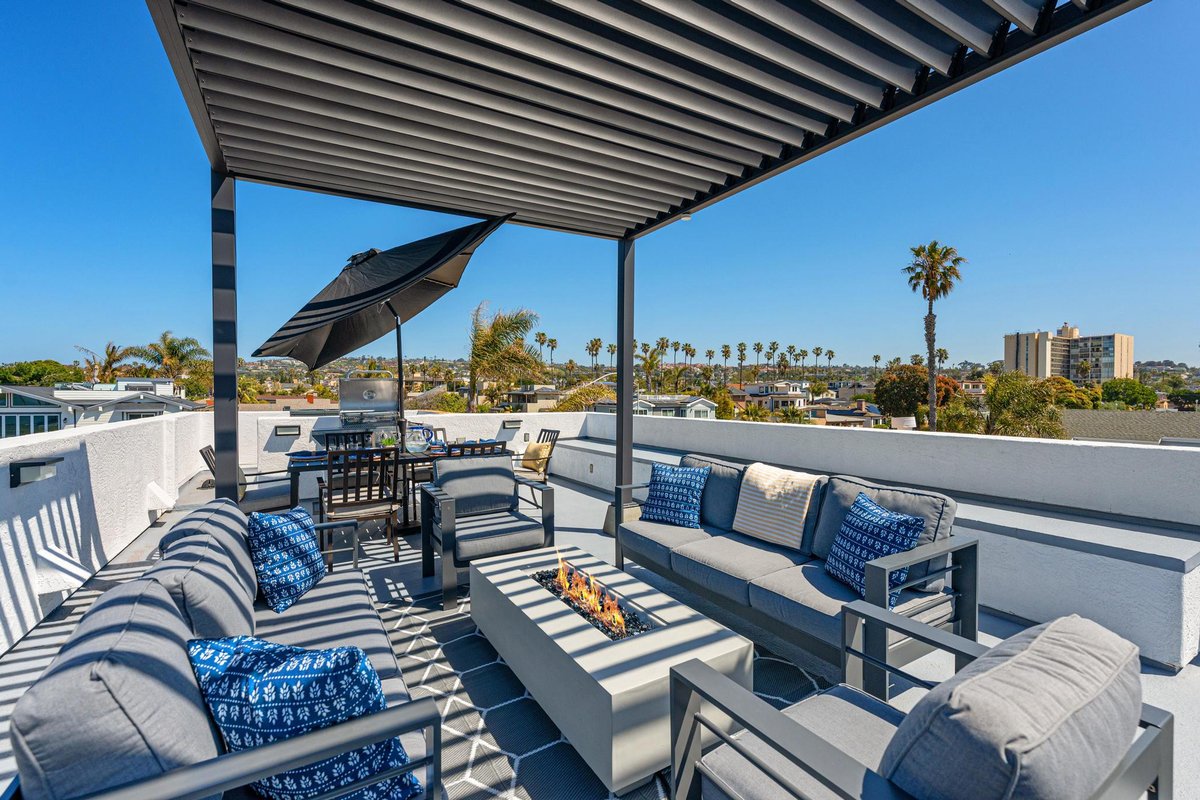 Rooftop & Ocean – Casa Blanca in Pacific Beach