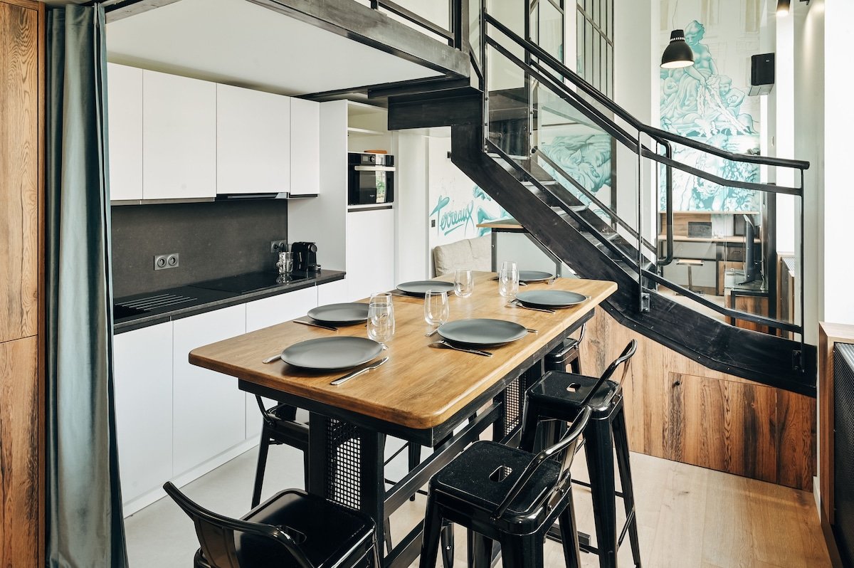 Lyon 6 Sully – T3 esprit Loft – Terreaux gallery image 3