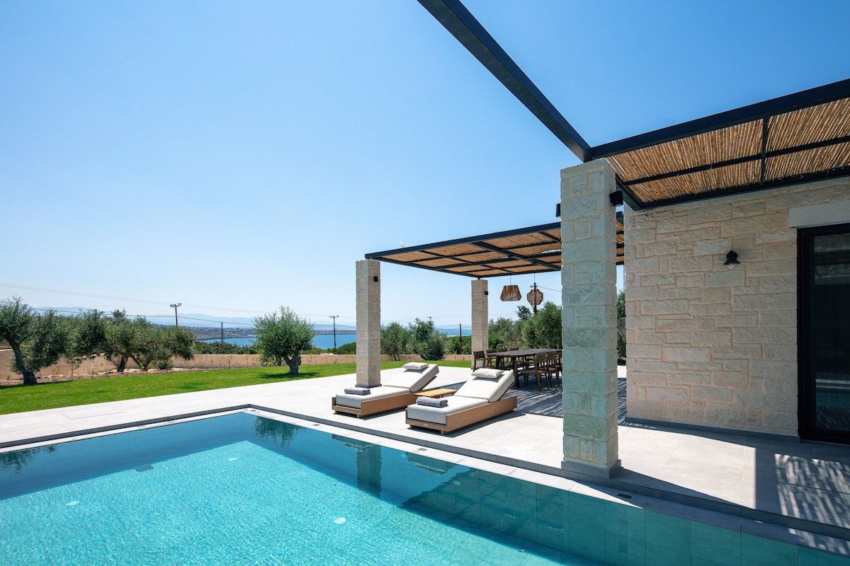 Ikritis Villa Ι – 1,2Km to beach & sea views! gallery image 5