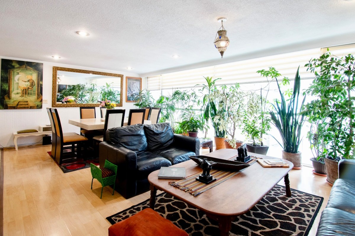 New! Eclectic Jungle! – Incredible Polanco Apartm gallery image 4