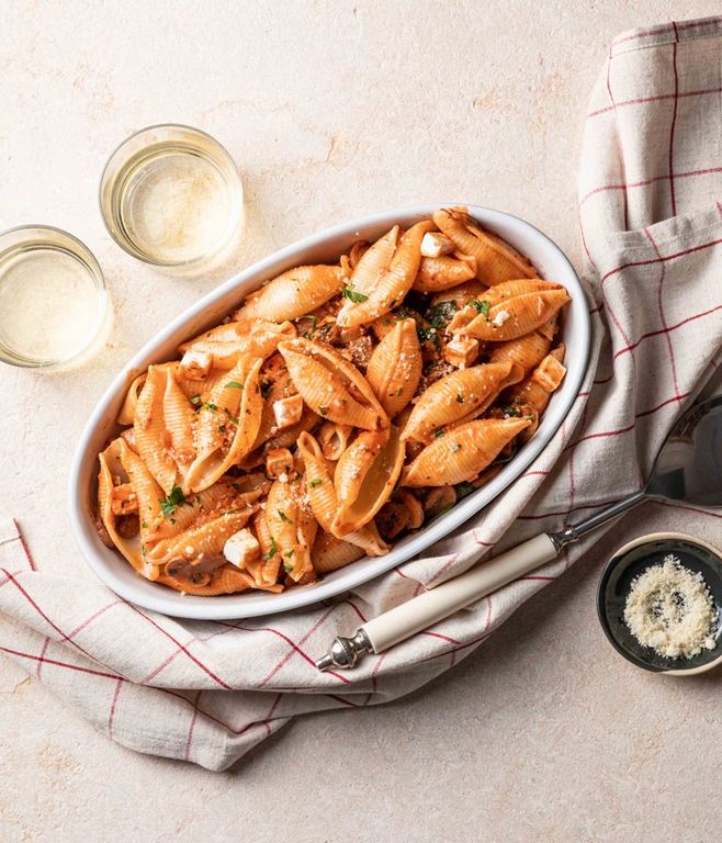 Photo of Spinach & Feta Pasta Shells