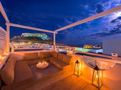 Lindos Allure Villa with Acropolis view & Jacuzzi