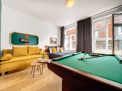 Billiard Penthouse Haven Prague city center XXL