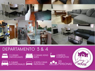 Departamentos en Narvarte 3 y 4