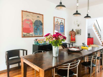 Private Condesa House with pool in calm street