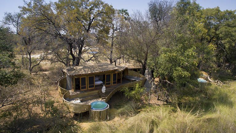 andBeyond Sandibe Okavango Safari Lodge Family Suite