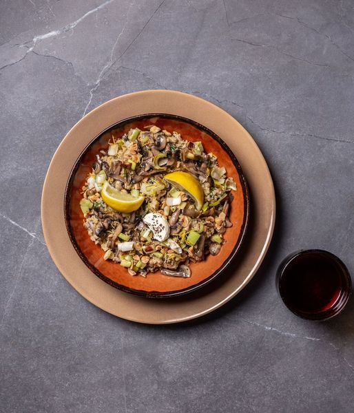 Photo of Leek & Mushroom Quinoa Risotto