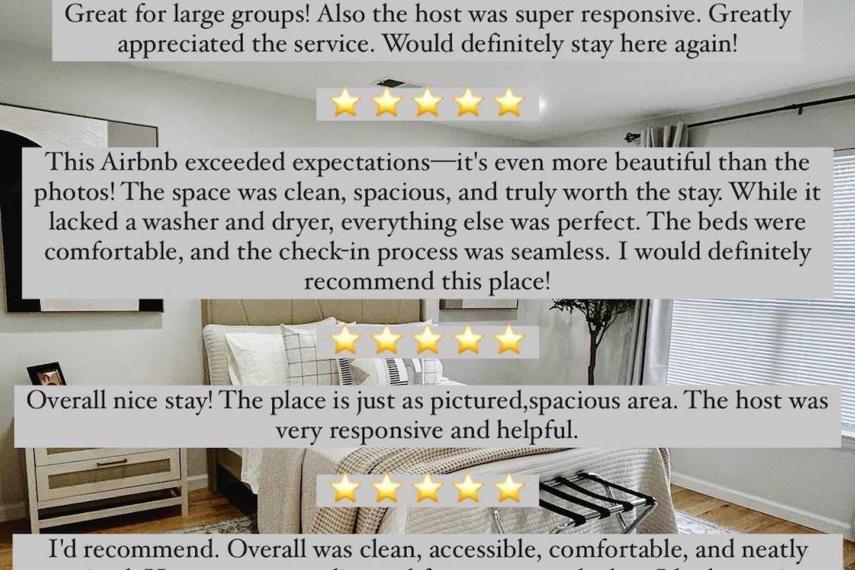 Cozy Modern Stay 3BD/2BTH/ 10 mins to EWR gallery image 3