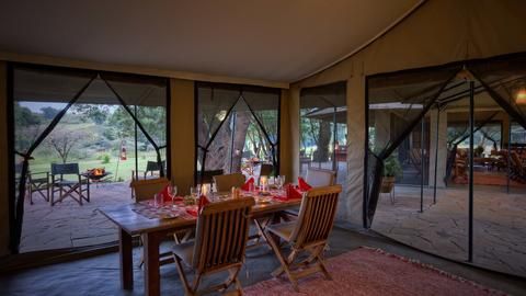 Kicheche Mara North - Dining area