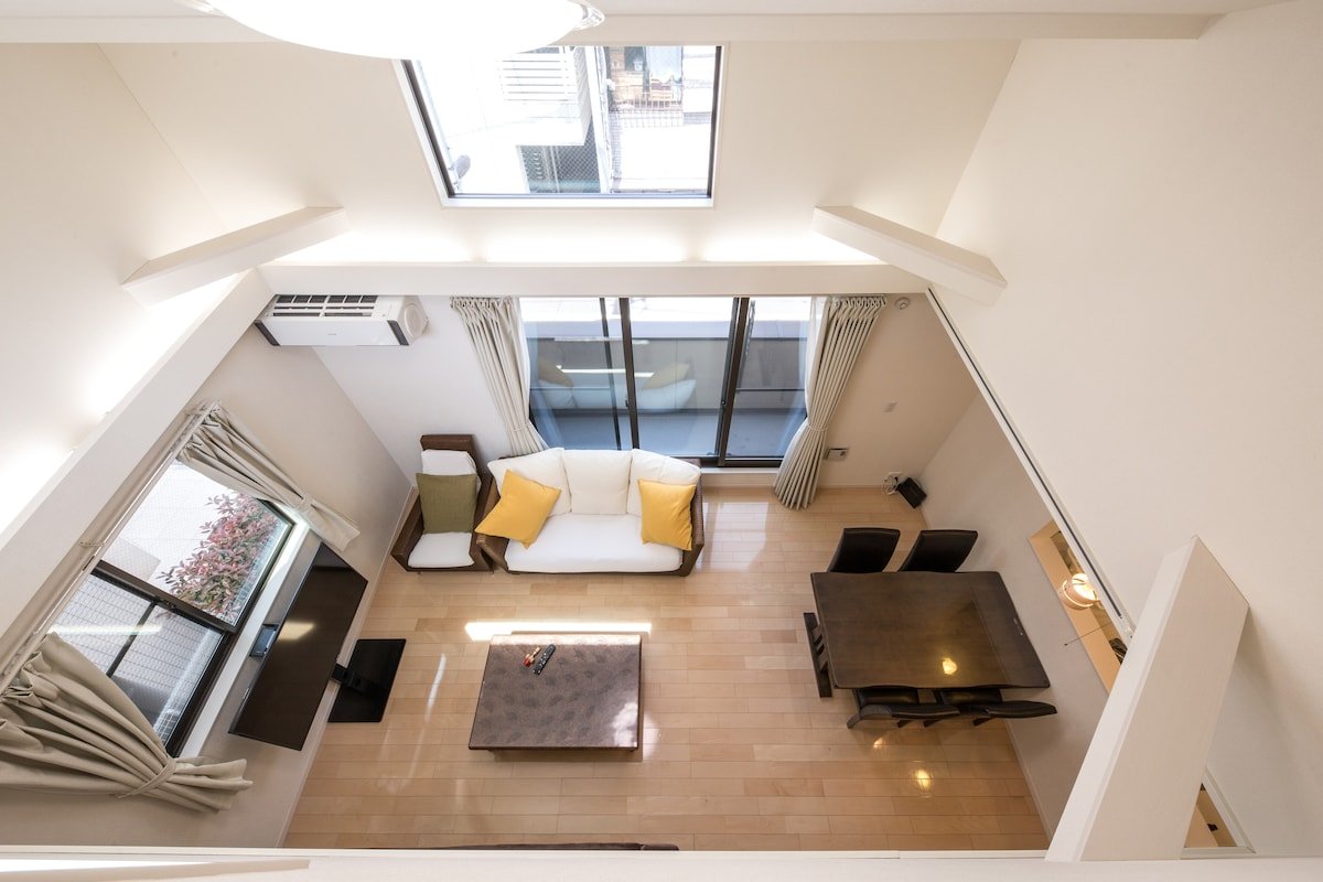 Atrium,8min Skytree & Sta. 4BR 96㎡ CarPark/JP yard gallery image 2