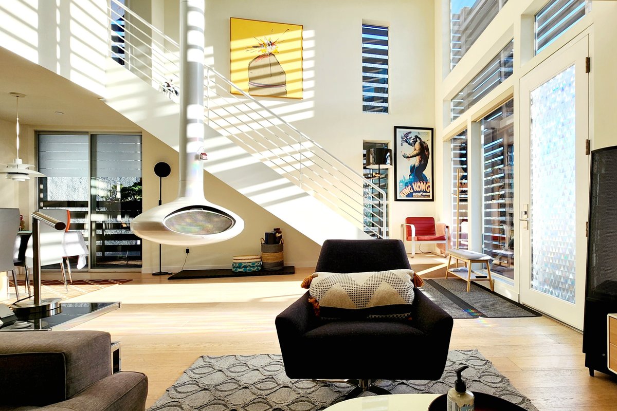 Pristine Architectural Loft in WeHo – Artsy Modern