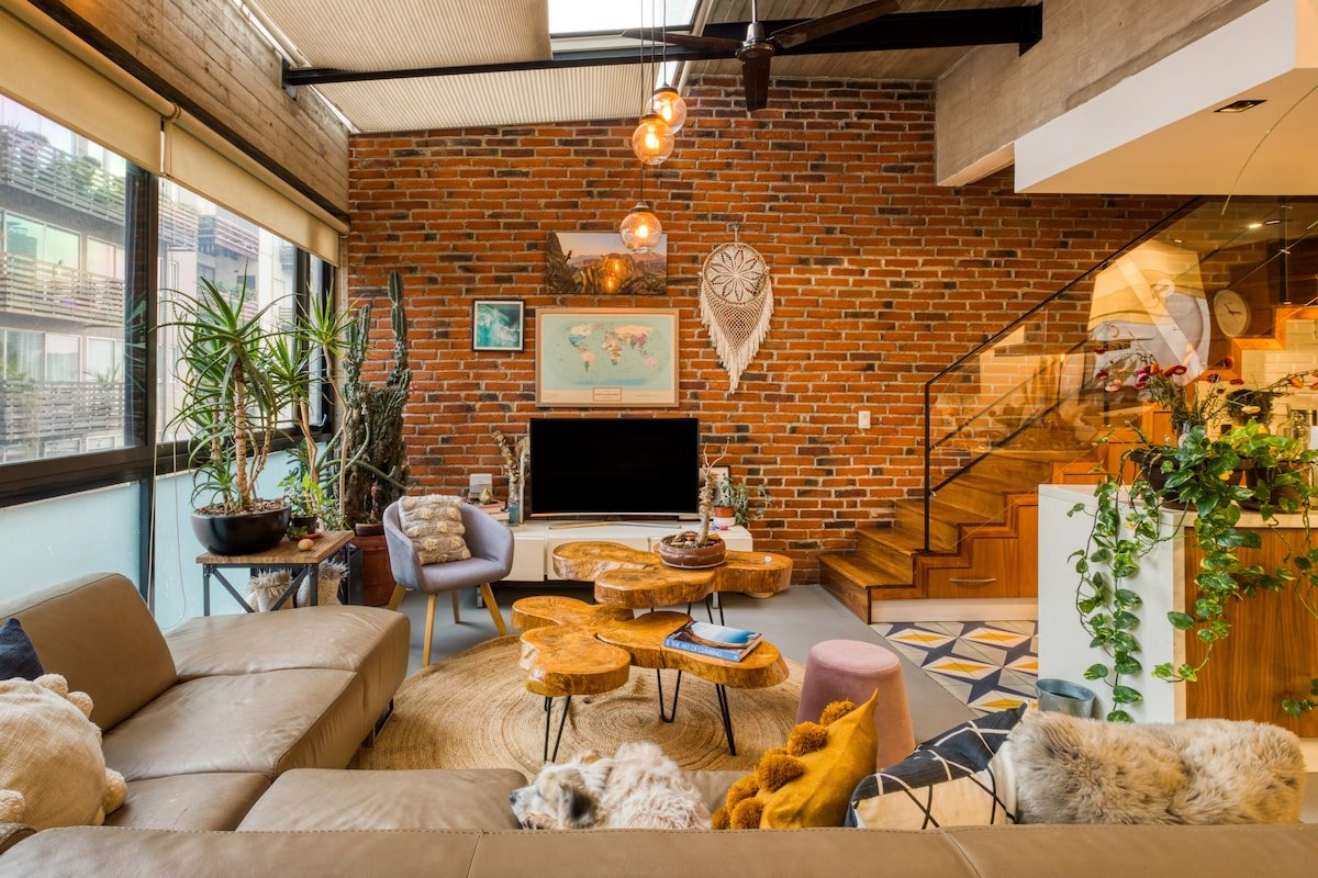 Amplio depa con hermosa terraza para 6 en la Roma gallery image 2